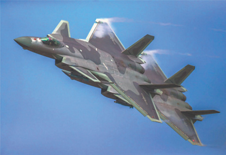 Многофункциональный J-20 относится к лучшим представителям истребителей 5-го поколения. Фото с сайта www.81.cn