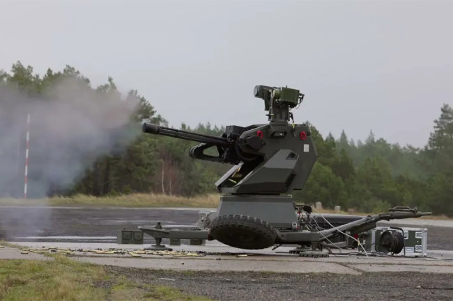 Multi-barrel Machine Gun Anti-drone Installation Created In Poland ...