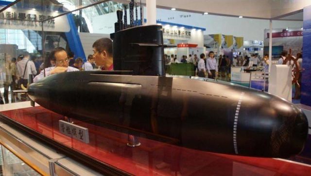 Модель аванпроекта перспективной большой неатомной подводной лодки для ВМС Тайваня