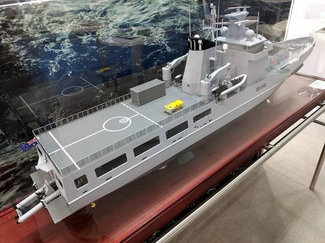Модель морского патрульного судна (OPV)