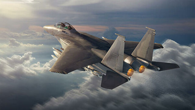 Модернизированный истребитель ВВС США F-15EX