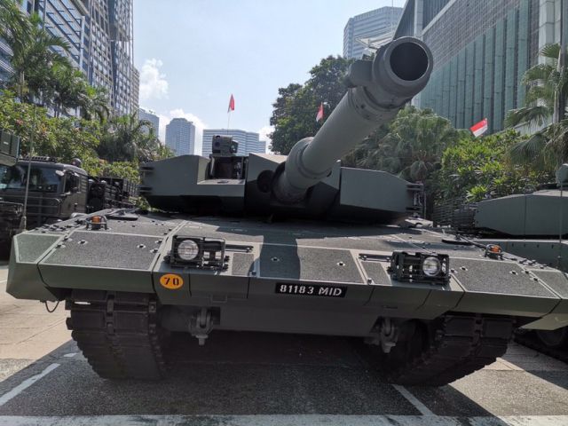 Модернизированный танк Leopard 2SG армии Сингапура, 30.06.2019 год