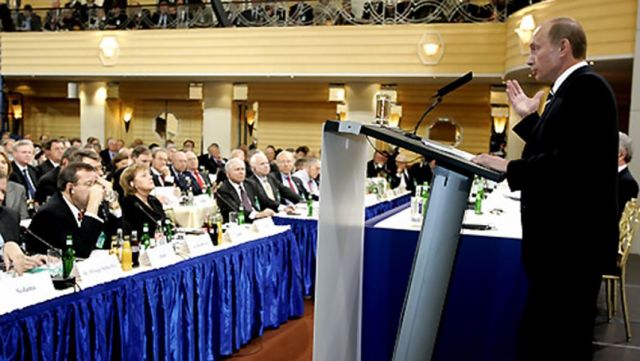 Мюнхенская речь Владимира Путина в 2007-м