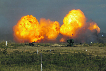 На недавних маневрах Российская армия показала новые приемы ведения боевых операций. Фото с сайта Министерства обороны РФ
