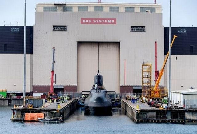 The company in Barrow in Furness launched the fifth submarine of