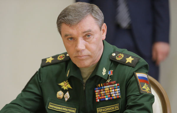 Начальник Генерального штаба Вооруженных сил РФ генерал армии Валерий Герасимов