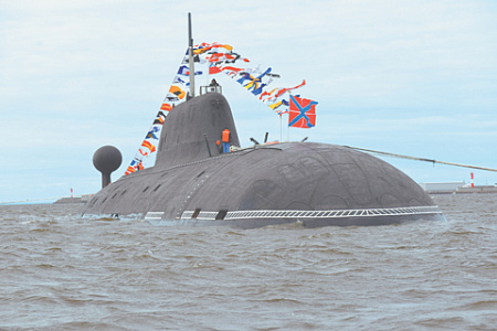 Наиболее близким российским аналогом британской субмарины Astute (прототип SSN-AUKUS) выступает проект 971 конструкторского бюро «Малахит». Фото Владимира Карнозова