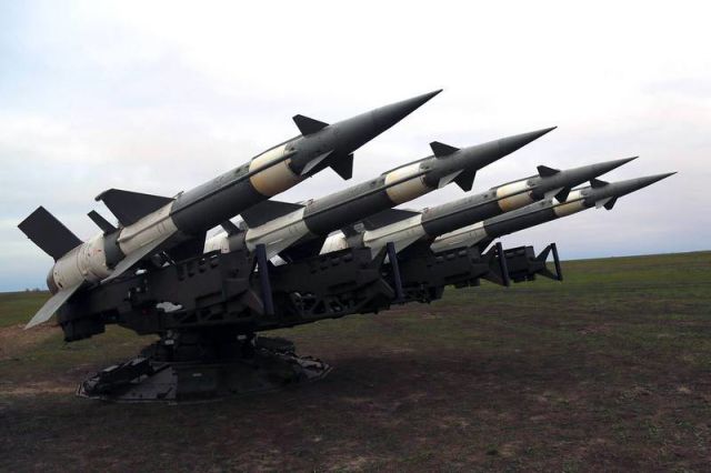 Стрельбы ракетных подразделений ПВО ВСУ