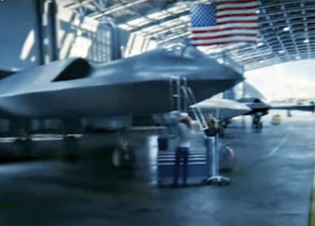 Northrop Grumman показала рендер малозаметного самолета. Это может быть истребитель нового поколения