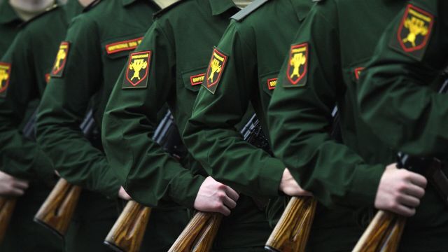 Новобранцы армии России
