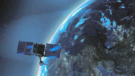 Новые спутники системы КОСПАС-САРСАТ исключат «слепые зоны» и двух- трехчасовые задержки сигнала с терпящих бедствие кораблей и судов. Иллюстрация с сайта холдинга «Российские космические системы»