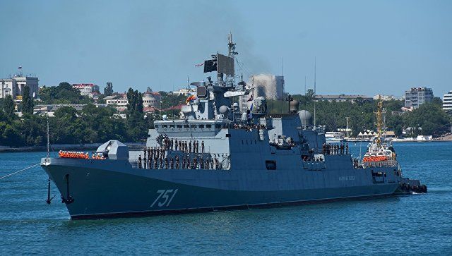 Новый фрегат Черноморского флота Адмирал Эссен. Архивное фото