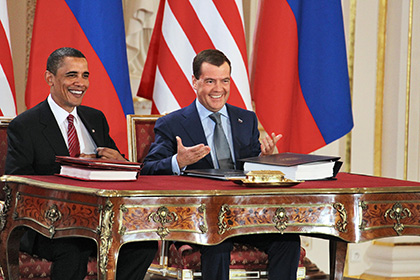 Барак Обама и Дмитрий Медведев