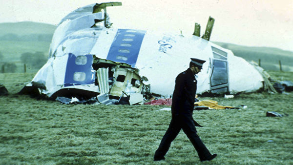 Обломки самолета в Локерби, 1988 год