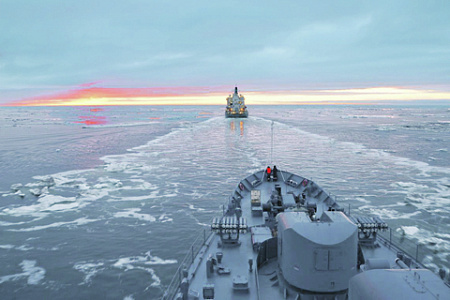 Оборона Северного морского пути становится стратегической задачей Министерства обороны. Фото с сайта Министерства обороны РФ