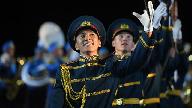 Образцово-показательный оркестр и рота почетного караула Национальной гвардии Республики Казахстан