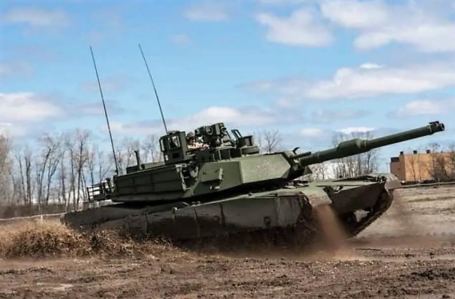 Один из двух первых изготовленных для Тайваня образцов танка М1А2Т Abrams, 2022 год