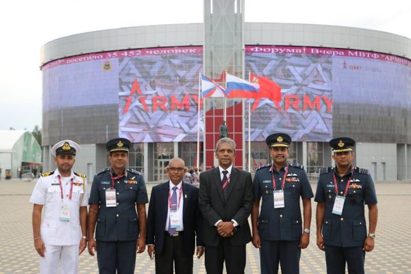 Официальная делегация Шри-Ланки на 3-м Международном военно-техническом форуме "Армия-2017" в Кубинке, август 2017 года