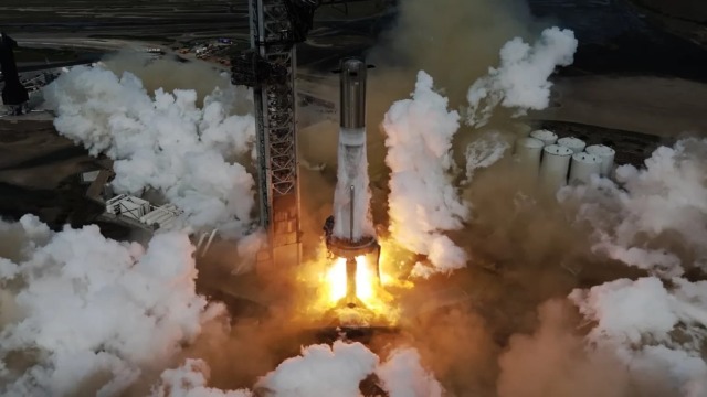 Огневые испытания первой и второй ступени сверхтяжелой ракеты Starship, которые SpaceX провела 29 декабря 2023 года