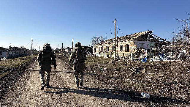 Освобожденная деревня Старая Сорочина в Курской области