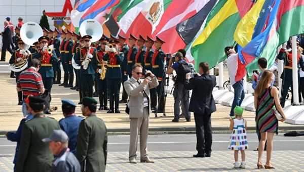Открытие международного военно-технического форума Армия-2017