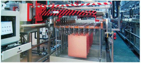 Линия вертикальной химической металлизации печатных плат