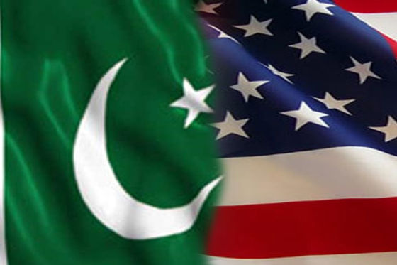 Флаги Пакистана и США