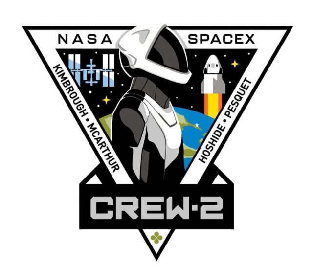 Патч (эмблема, нашивка) миссии Crew-2