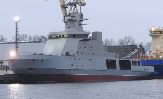 Патрульный корабль ледового класса "Иван Папанин" проекта 23550
