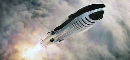 Пентагон пытается адаптировать Starship Super Heavy под свои задачи. Иллюстрация SpaceX