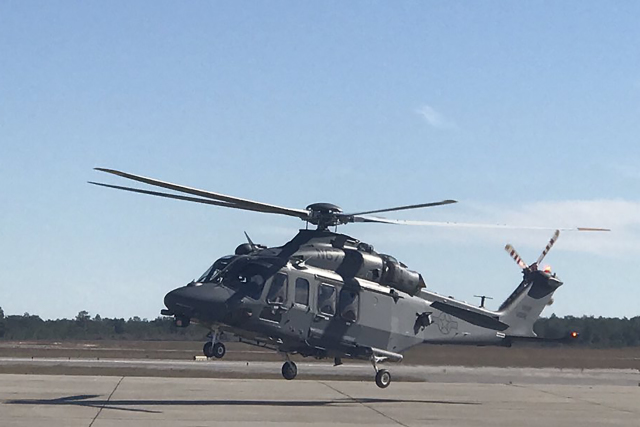 Первый полученный ВВС США многоцелевой вертолет Boeing/Leonardo МН-139А Grey Wolf, 19.12.2019
