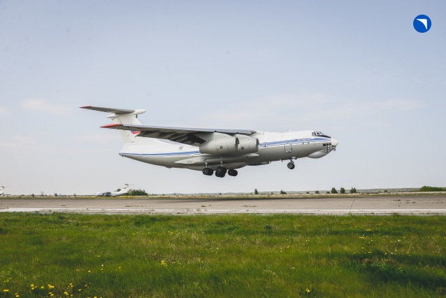 Первый построенный в 2023 году на ульяновском филиале ПАО "Ил" - "Авиастар" (входит в состав ПАО "Объединенная авиастроительная корпорация" Госкорпорации Ростех) и переданный ВКС России военно-транспортный самолет Ил-76МД-90А (регистрационный номер RF-786