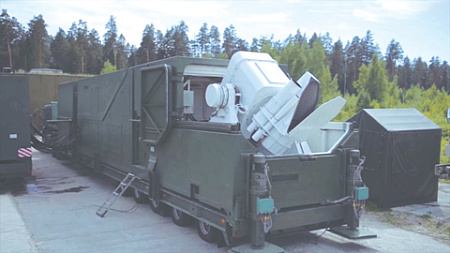Первый российский боевой лазер «Пересвет» уже несколько лет стоит на вооружении. Кадр из видео с сайта www.mil.ru