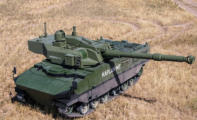 Первый серийный образец "среднего" танка Kaplan MT (Harimau) (c) FNSS Savunma Sistemleri