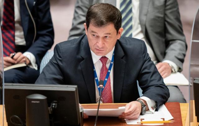 Первый заместитель постоянного представителя РФ при ООН Дмитрий Полянский