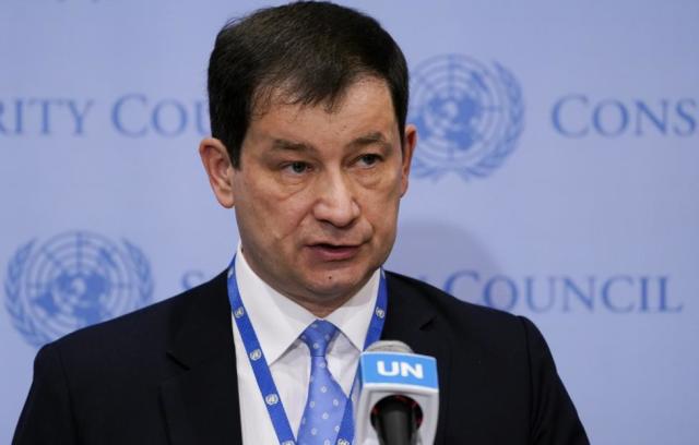 Первый заместитель постоянного представителя России при ООН Дмитрий Полянский