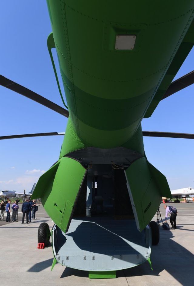 Первый опытный образец вертолета Ми-38Т, построенный для Министерства обороны России. Казань, 13.05.2019
