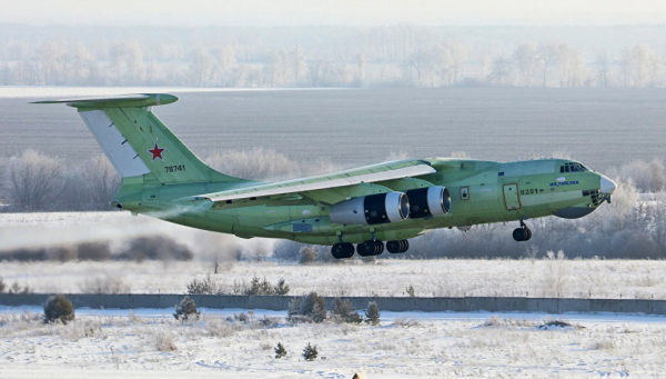 Первый полет первого летного образеца самолета-топливозаправщика Ил-78М-90А в Ульяновске. 25 января 2018