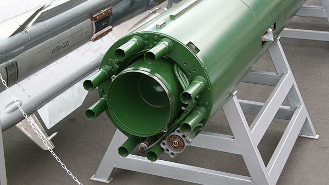 Подводная ракета "Шквал" (вид сзади)