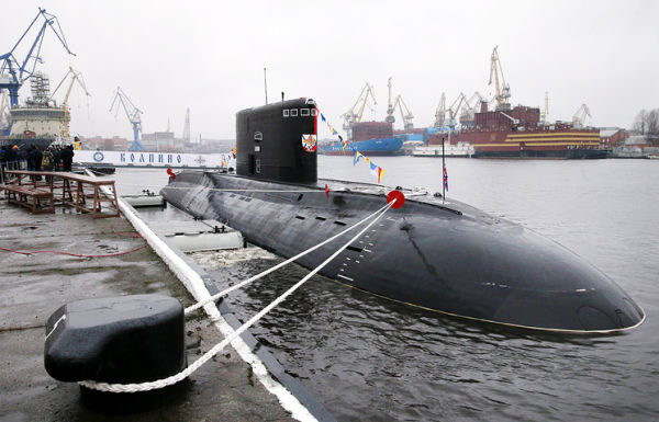 Подводная лодка Черноморского флота "Колпино"