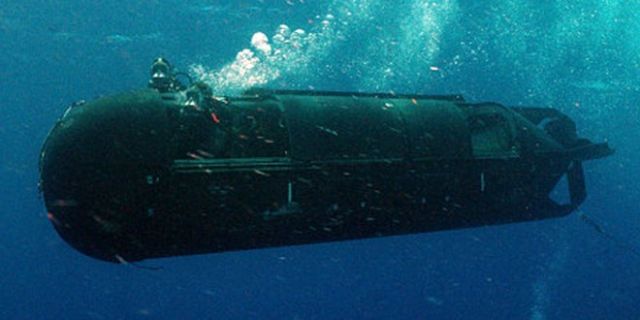 Подводный транспорт спецназа MK 8 SDV.