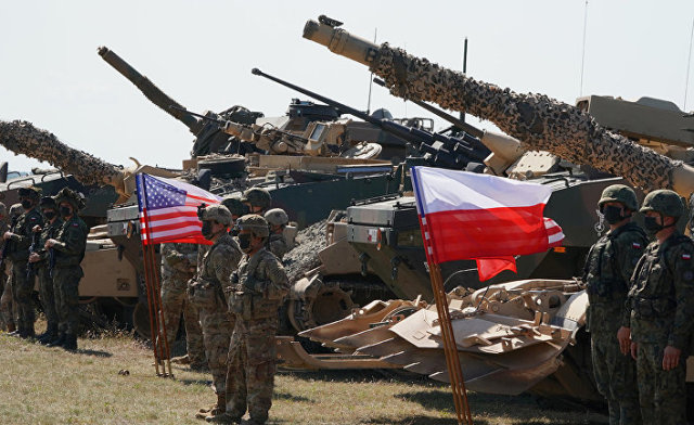 Польские и американские войска принимают участие в совместных военных учениях Defender-Europe 20 в Польше