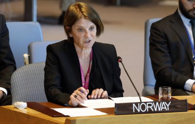 Постоянный представитель Норвегии при ООН Мона Юуль