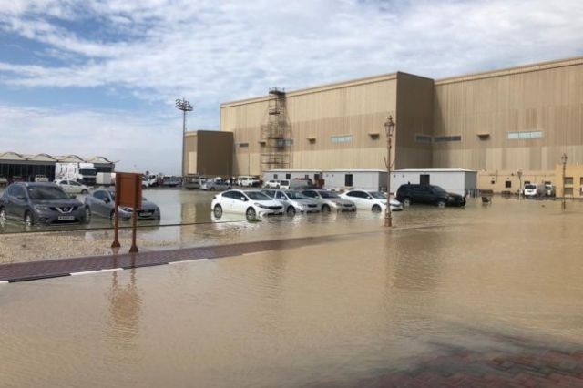 "Потоп" на королевской авиабазе Sakhir Airbase