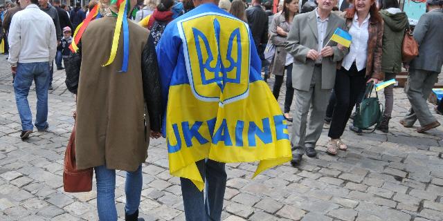 Празднование Дня Независимости Украины во Львове