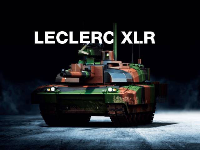 Предполагаемый облик модернизированного французского танка Leclerc XLR (c) Nexter