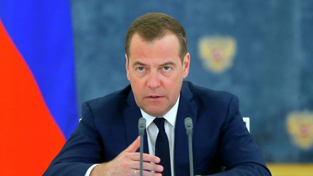 Председатель правительства РФ Дмитрий Медведев проводит заседание правительства РФ. 29 мая 2019