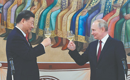 Председатель Си и президент Путин демонстрируют глубокое взаимопонимание и обоюдный интерес. Фото Reuters