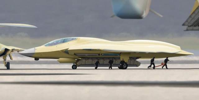 The X-44 MANTA Was a Futuristic Version of Lockheed's F-22 Fighter