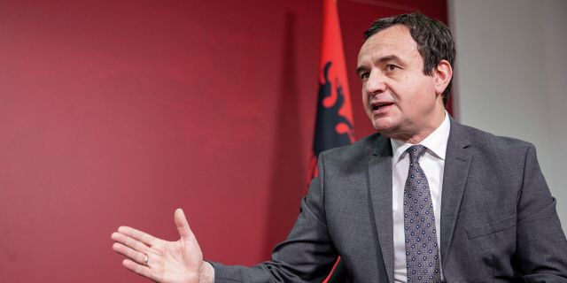 Премьер-министр Косово Альбин Курти